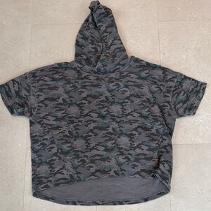 Fabletics Gray Camouflage Hoodie